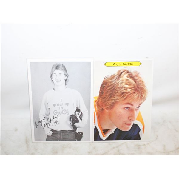 TWO 5X7 GRETZKY PHOTOS