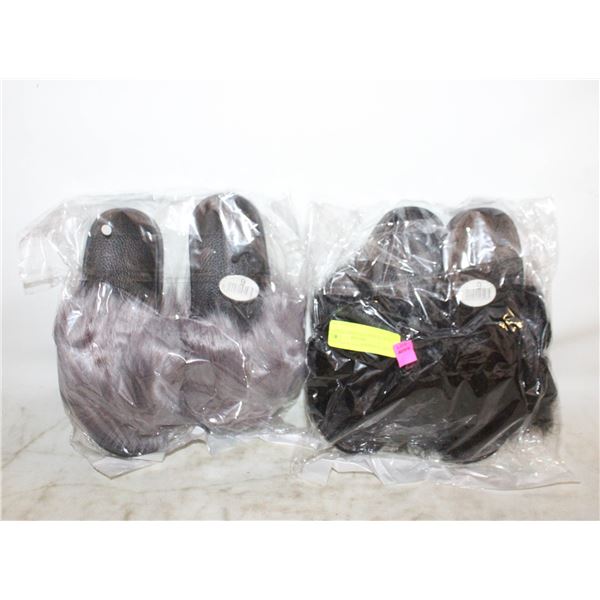 NEW WOMEN'S SLIPPERS (2) SIZE 9