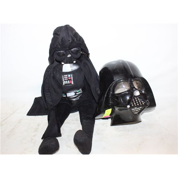 STAR WARS DARTH VADER PLUSHY AND MASK