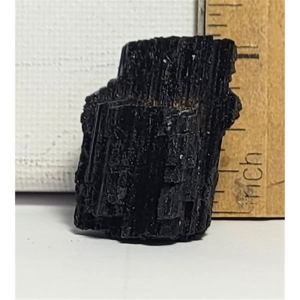 13) NATURAL 20.4 GRAMS BLACK CALCITE