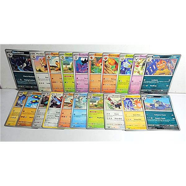 6) LOT OF 20 STAGE I POKEMON TRADING