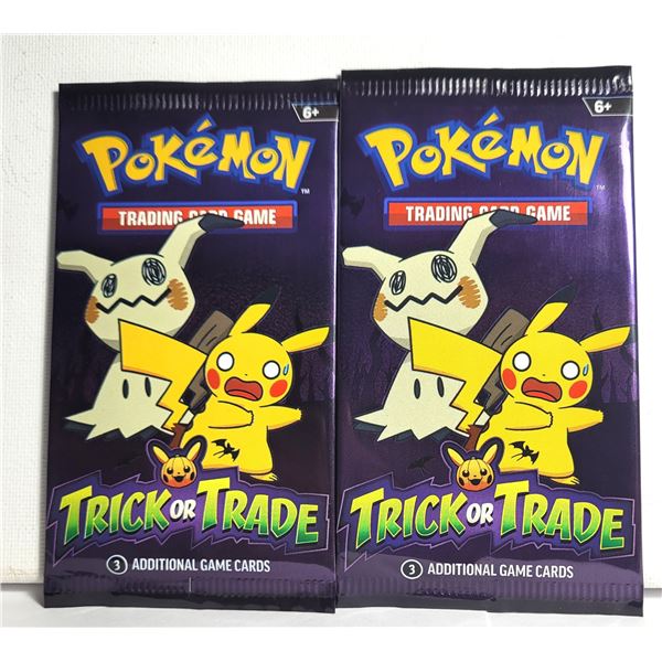 2) LOT OF 2 FACTORY SEALED POKEMON