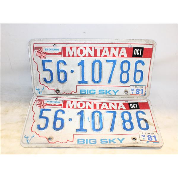 MONTANA MATCHING PLATES