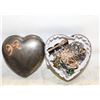 Image 1 : HEART SHAPED BOX WITH COSTUME JEWELRY