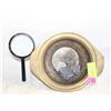 Image 1 : SPECIMEN STONES, MAGNIFYING GLASS &