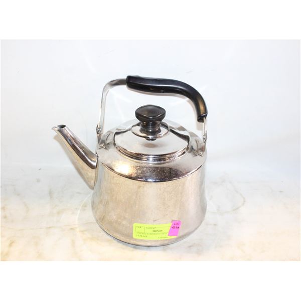 ITALIAN STAINLESS STEEL TEAPOT, LEAKAGE
