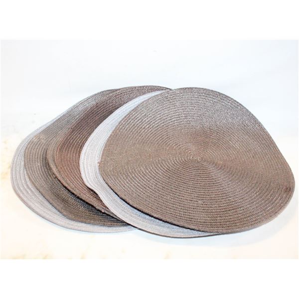 WOVEN PLACE MATS- LOT OF 7