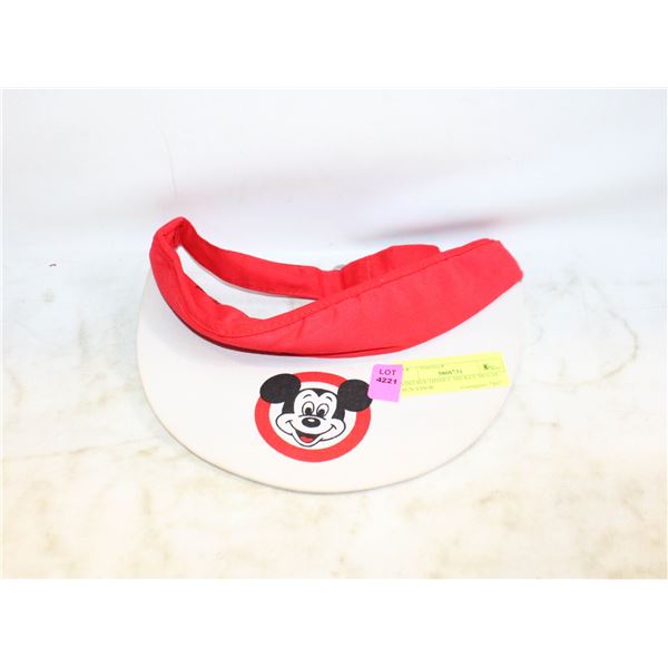 VINTAGE DISNEY MICKEY MOUSE SUN VISOR