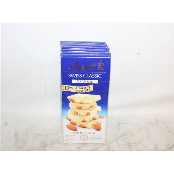 (7) LINDT SWISS CLASSIC WHITE CHOCOLATE ALMOND