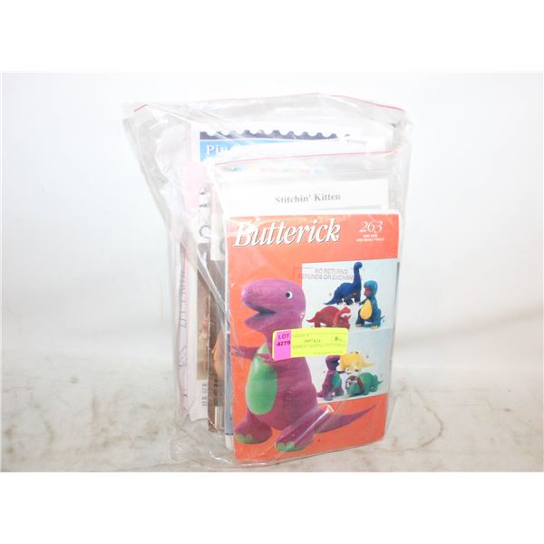 20 TOY ANIMAL SEWING PATTERNS