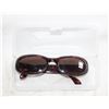 Image 1 : NINE WEST SUNGLASSES & CASE + BROWN