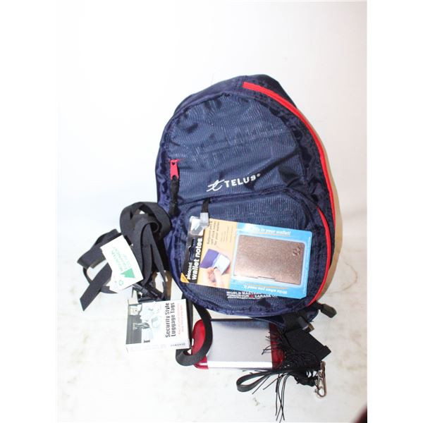TRAVEL BAGS/ACCESSORIES- BOX LOT ASSORTED