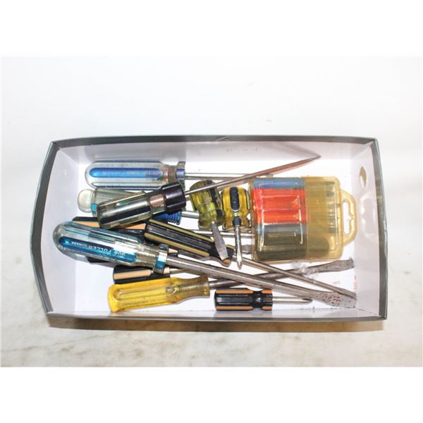 SCREWDRIVERS BOX LOT ASSORTED