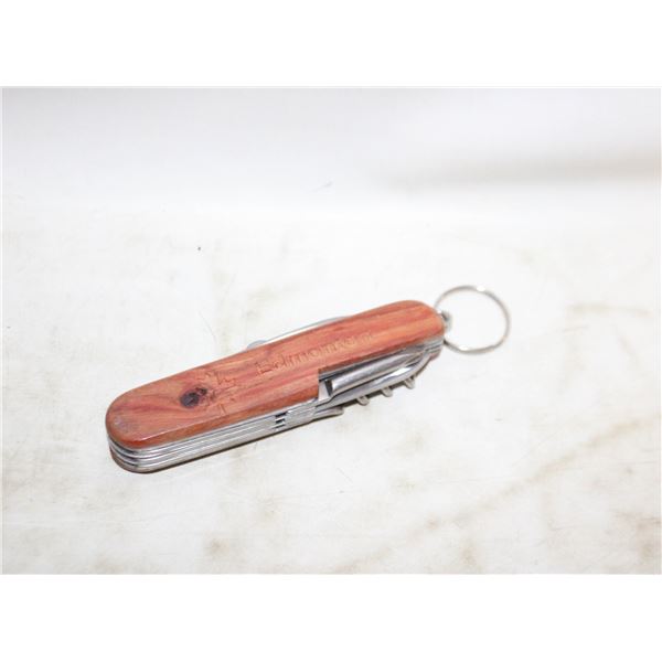 VINTAGE WOOD EDMONTON MULTI KNIFE TOOL