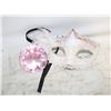 Image 1 : VENETIAN MASQUERADE MASK & PINK