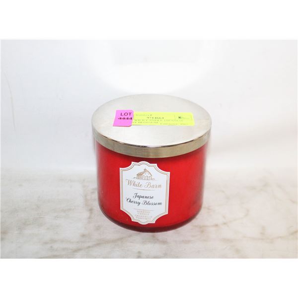 NEW 3 WICK CANDLE JAPANESE CHERRY BLOSSUM