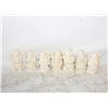 Image 1 : 7 CHINESE GODS FIGURINES 3" TALL