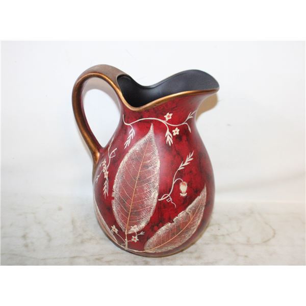 MCM BOTANICAL CERAMIC 11" PITCHER