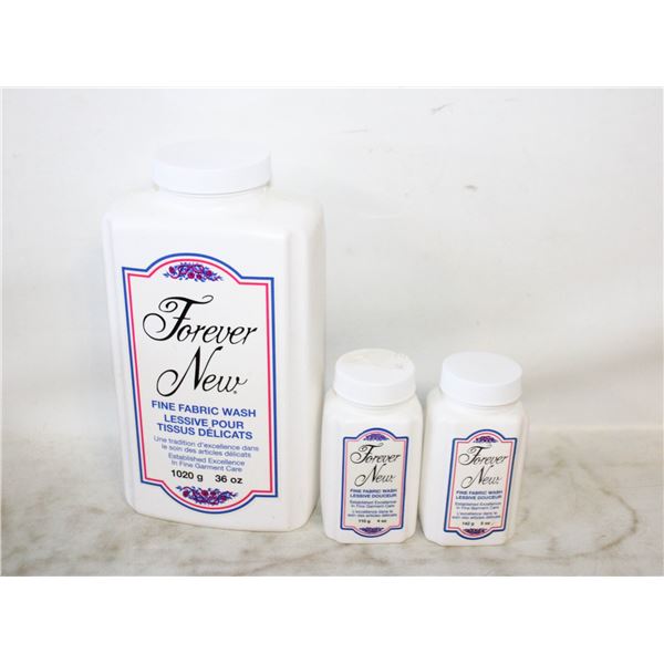 "FOREVER NEW" FINE FABRIC WASH BOTTLES LOT