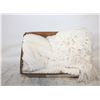 Image 1 : VINTAGE KNITTED BLANKET- 60" X 40"