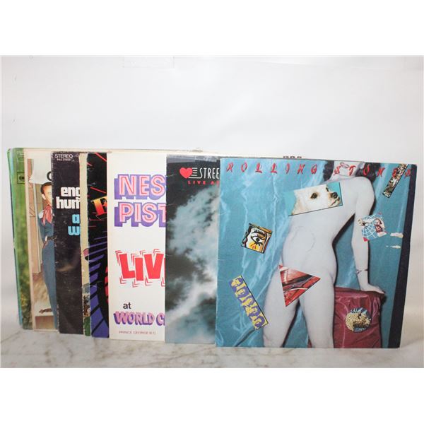 LOT OF 10 RECORDS HALF ROCK