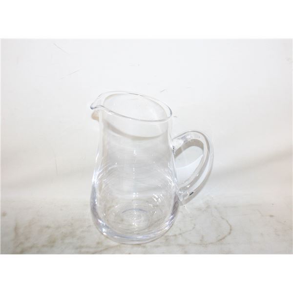VINTAGE GLASS 8.5" SERVING PITCHER
