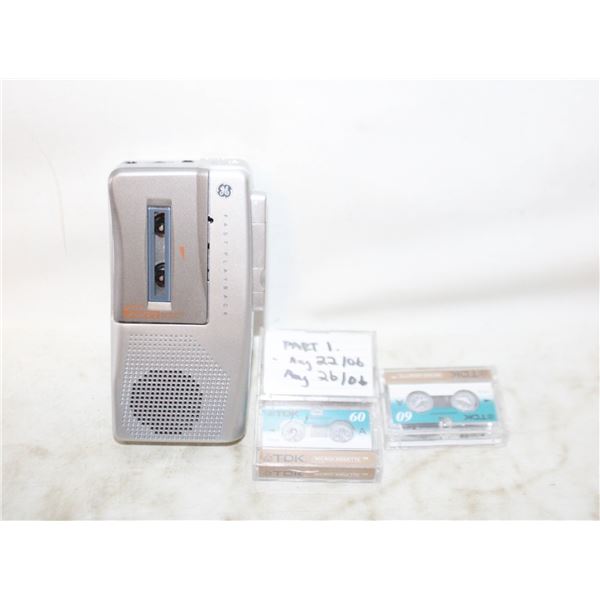 VINTAGE GE MODEL 3-5377 MICRO CASSETTE