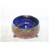 Image 1 : FENTON CARNIVAL GLASS FOOTED BOWL