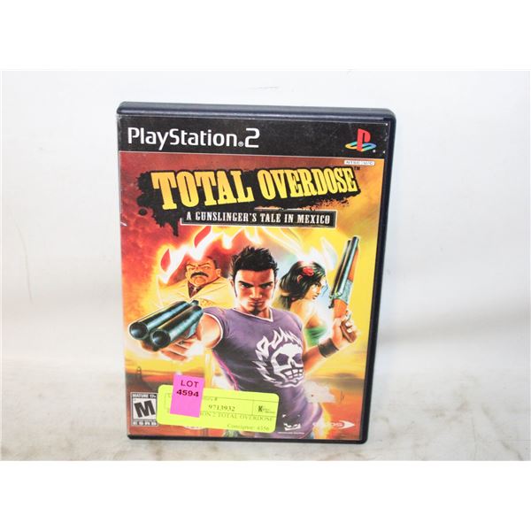PLAYSTATION 2 TOTAL OVERDOSE