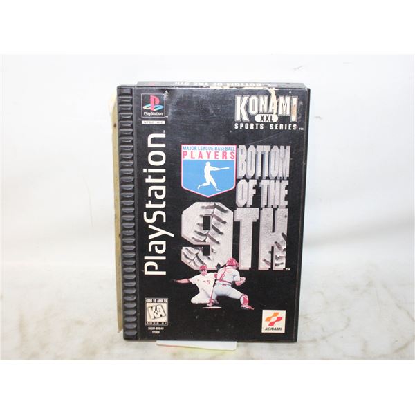 PLAYSTATION BOTTOM OF THE 9TH GAME