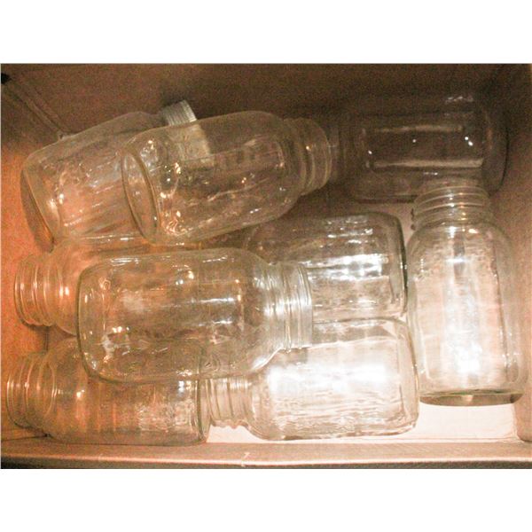 BOX OF CANNING JARS