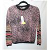 Image 1 : LADIES PINK ANIMAL PRINT SWEATER