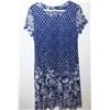 Image 1 : DESIGNER FLORAL POLKA DOT DRESS- PETITE L