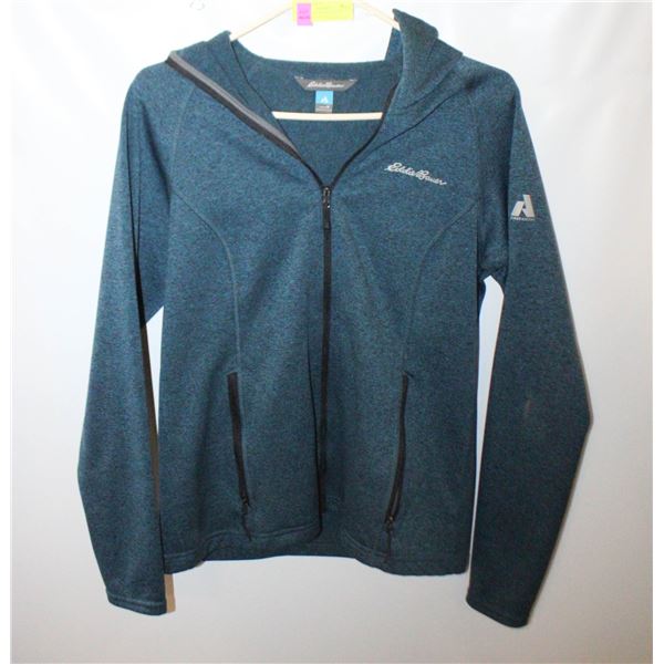 EDDIE BAUER WOMENS ZIP UP SWEATSHIRT- SIZE MEDIUM