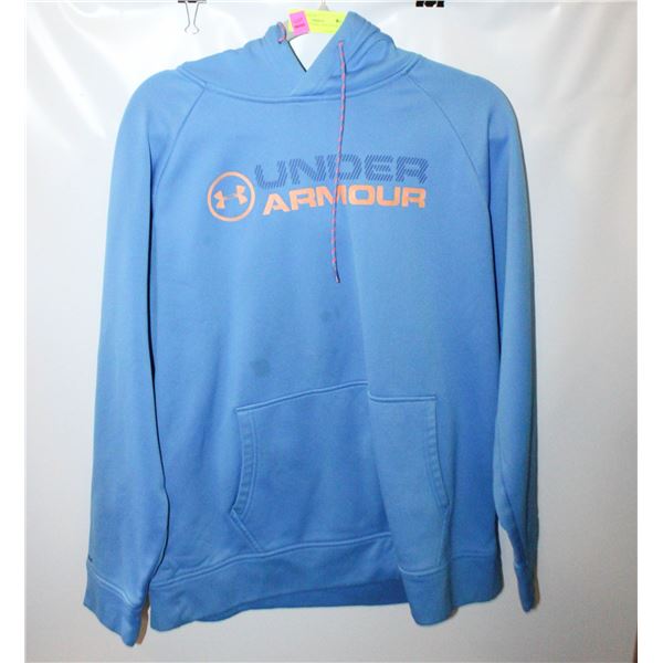 MENS MED UNDER ARMOUR BLUE HOODIE