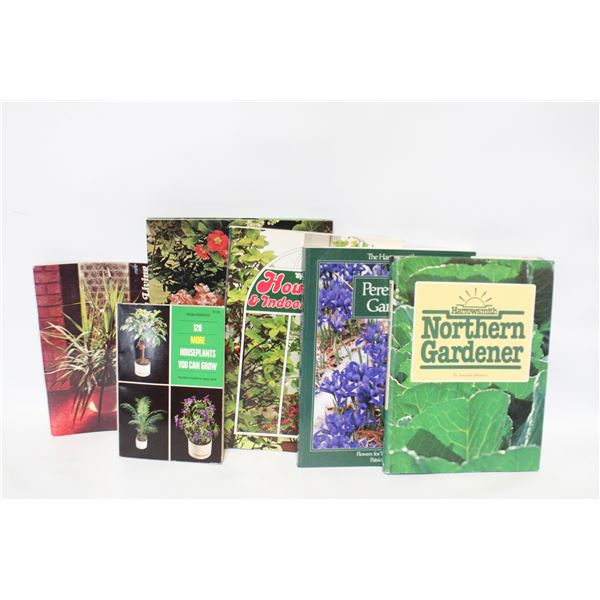 GARDENING/HOUSEPLANT BOOKS ASSORTED