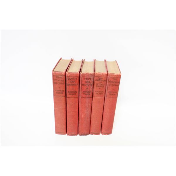 1906-1920 ARTHUR TRAIN CRIME BOOKS- SET OF 5