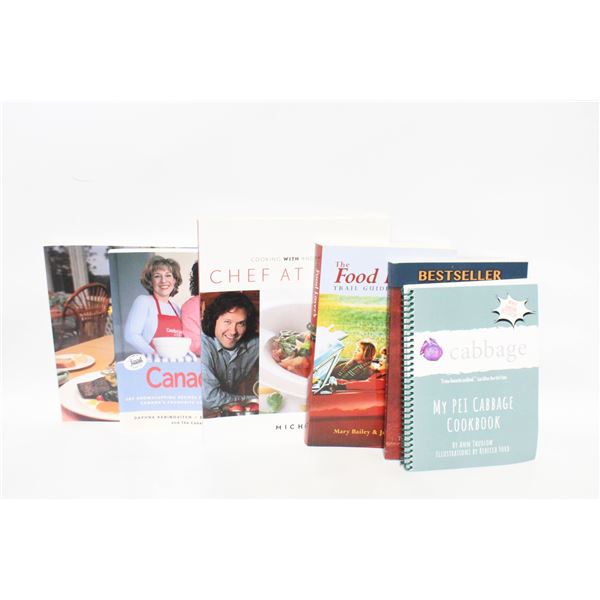 CANADIAN COOKBOOKS- BOX LOT ASSORTED