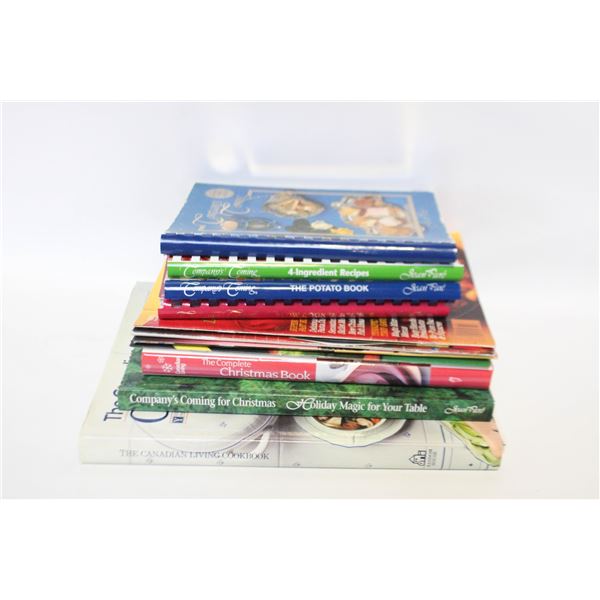 COOKBOOKS- CDN LIVING/COMPANIES COMING LOT