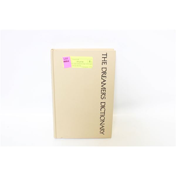 1974 THE DREAMER'S DICTIONARY HARDCOVER BOOK