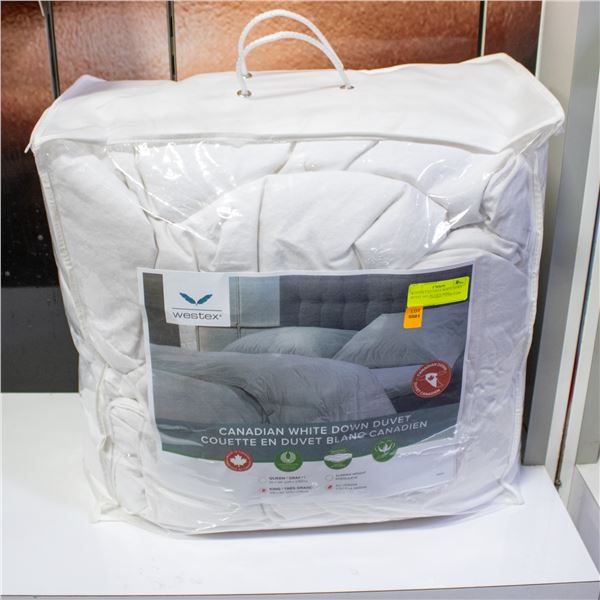 WESTEX CANADIAN WHITE DOWN DUVET ALL SEASON KING