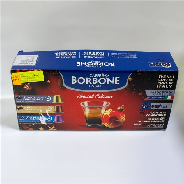 BOX OF 76 CAFFE BORBONE SPECIAL EDITION COFFEE POD