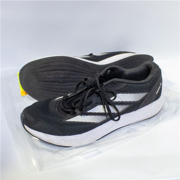 ADIDAS MENS RUNNING SHOES BLACK & WHITE SIZE 13
