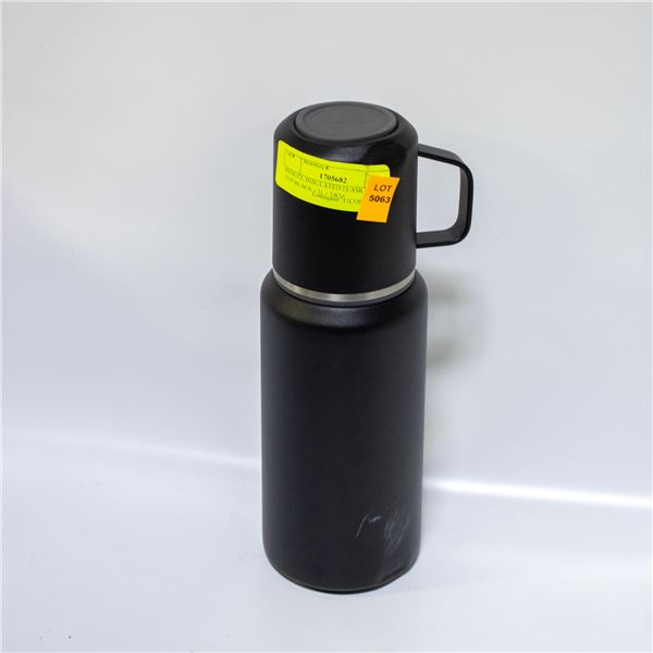 REDUCE INSULATED FLASK WITH CUP BLACK - 1L / 34OZ