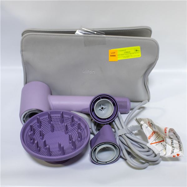 LAIFEN SWIFT HAIR DRYER WITH 3 NOZZLE ATTACHMENTS