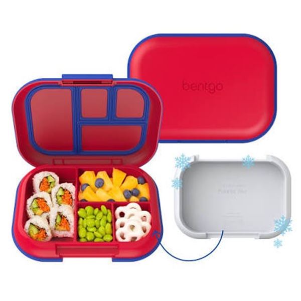 2 PC BENTGO CHILL LUNCH BOX & MINI BOX RED & BLUE