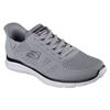 Image 1 : NEW SKECHERS MENS SWIFT FIT TRAINERS GREY SIZE 8