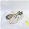 Image 1 : HURLEY WOMENS CASUAL SHOE CREAM & GREEN SIZE 8