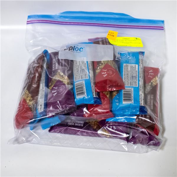 BAG OF 15 VEL ALL NATURAL CEREAL BARS - 15 X 40G