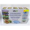 Image 1 : 10 PC ELLO DIVIDED GLASS CONTAINER SET WITH LIDS